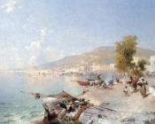 Vietri Sul Mare Looking Towards Salerno - 弗朗兹·理查德·翁特贝格尔